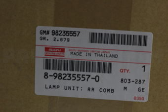 Đèn hậu Isuzu D-max 2015 (Đèn lái sau) Mã phụ tùng 8982355570