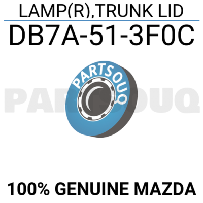 Đèn hậu ngoài Mazda 2 2015 Sedan 4 cửa (Đèn lái sau) Mã phụ tùng db7a51150a