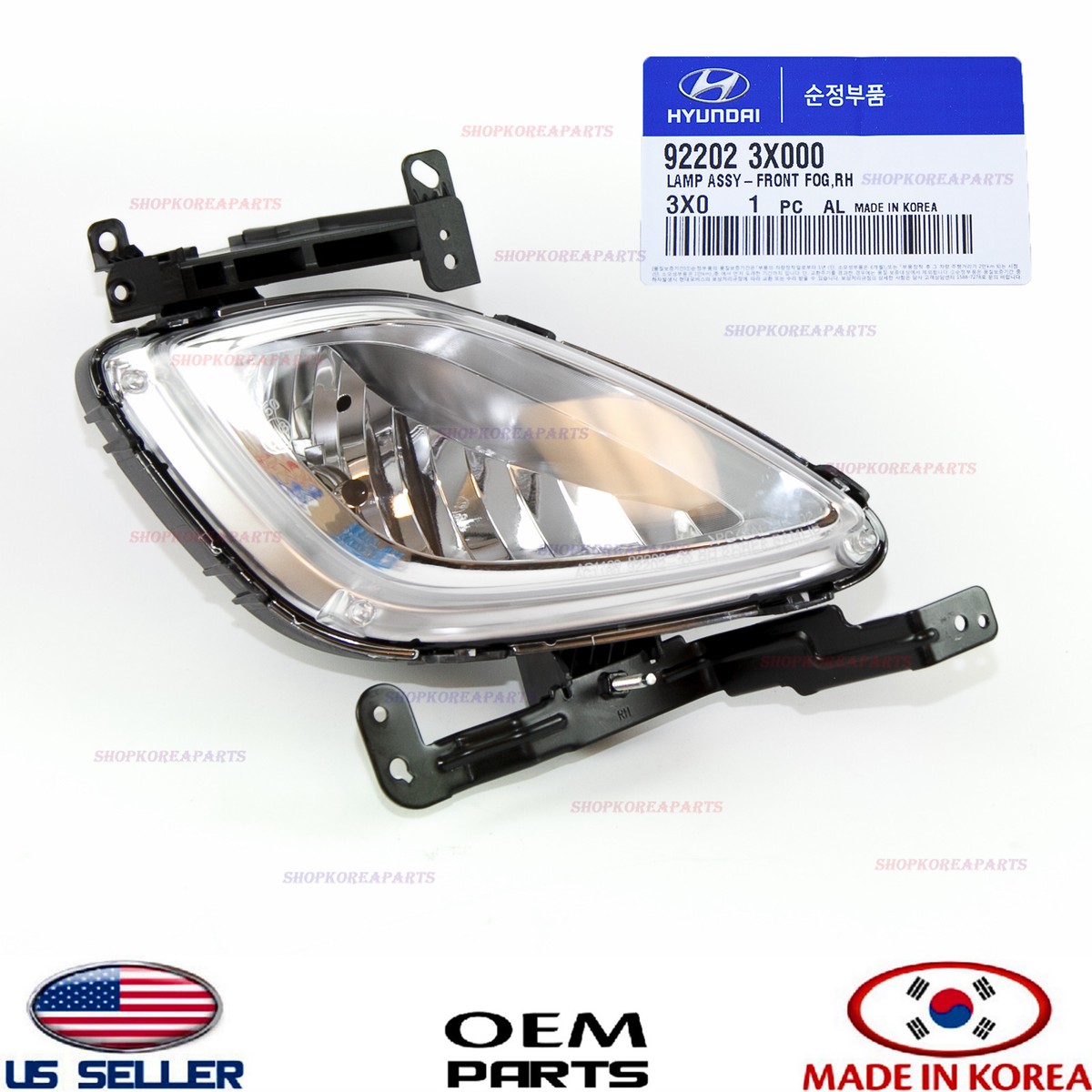 Đèn ba đờ xốc trước Avante (Đèn cản Avante) Mã phụ tùng 922023X000