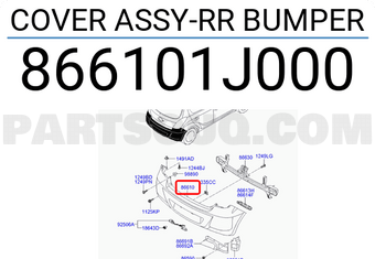 Ba đờ xốc sau Hyundai I20 Mã phụ tùng 866101J000FFF