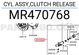Trượt côn dưới Pajero V73 Mã phụ tùng MR470768
