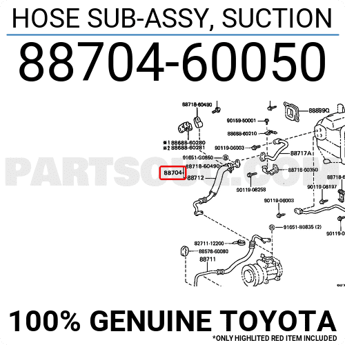 Tuy ô điều hòa Land FZJ80 Mã phụ tùng 8870460050