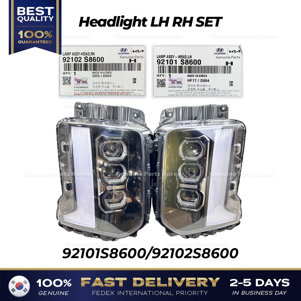 Đèn pha Hyundai Tucson 2014 Mã phụ tùng 921012S600