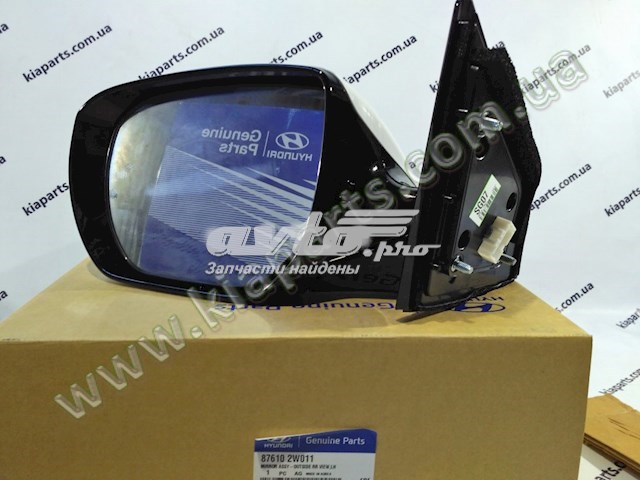 Gương chiếu hậu Santafe 2013 Mã phụ tùng 876102W011