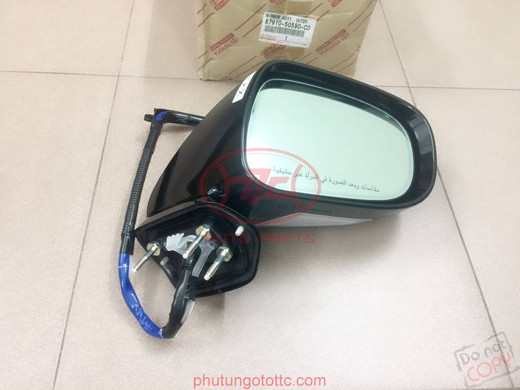 Gương chiếu hậu Lexus LS460 2007 (Kính chiếu hậu) Mã phụ tùng 8791050590c0