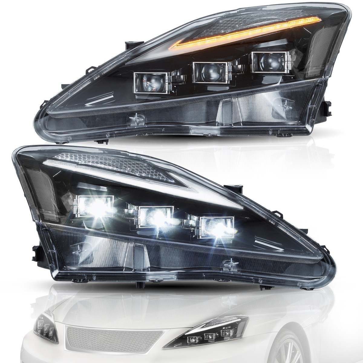 Đèn pha Lexus IS250 (Đèn lái trước Lexus IS250) Mã phụ tùng 8117053400