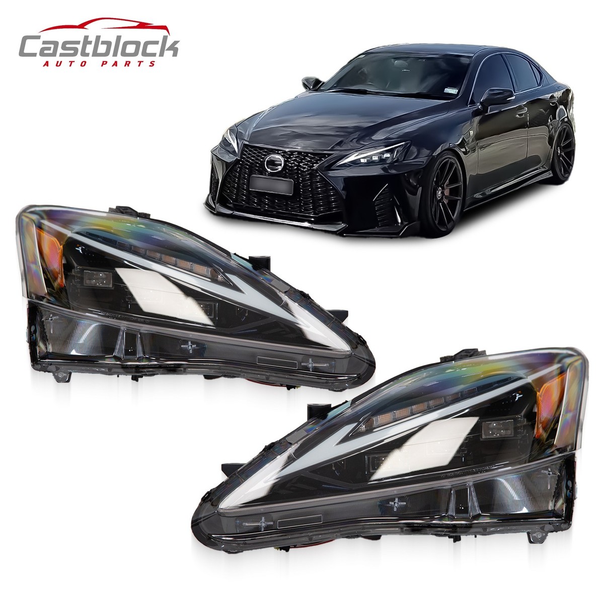 Đèn pha Lexus IS250 (Đèn lái trước Lexus IS250) Mã phụ tùng 8117053400