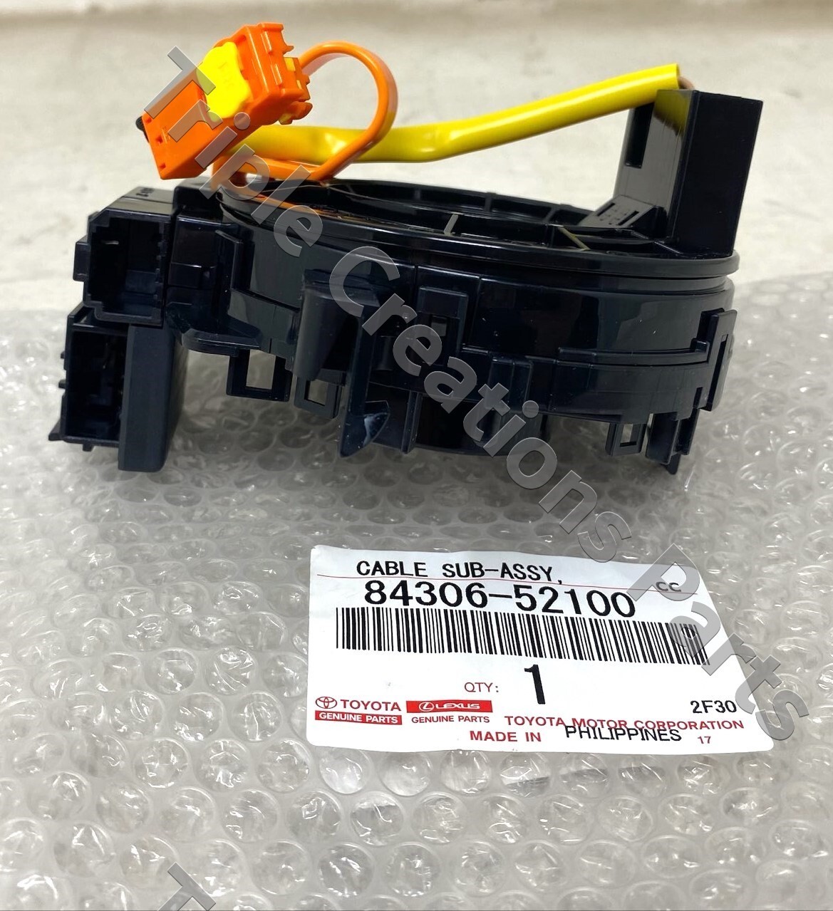 Cáp còi Yaris 2007-2011 (Cuộn điện còi Yaris 2007-2011) Mã phụ tùng 8430652100