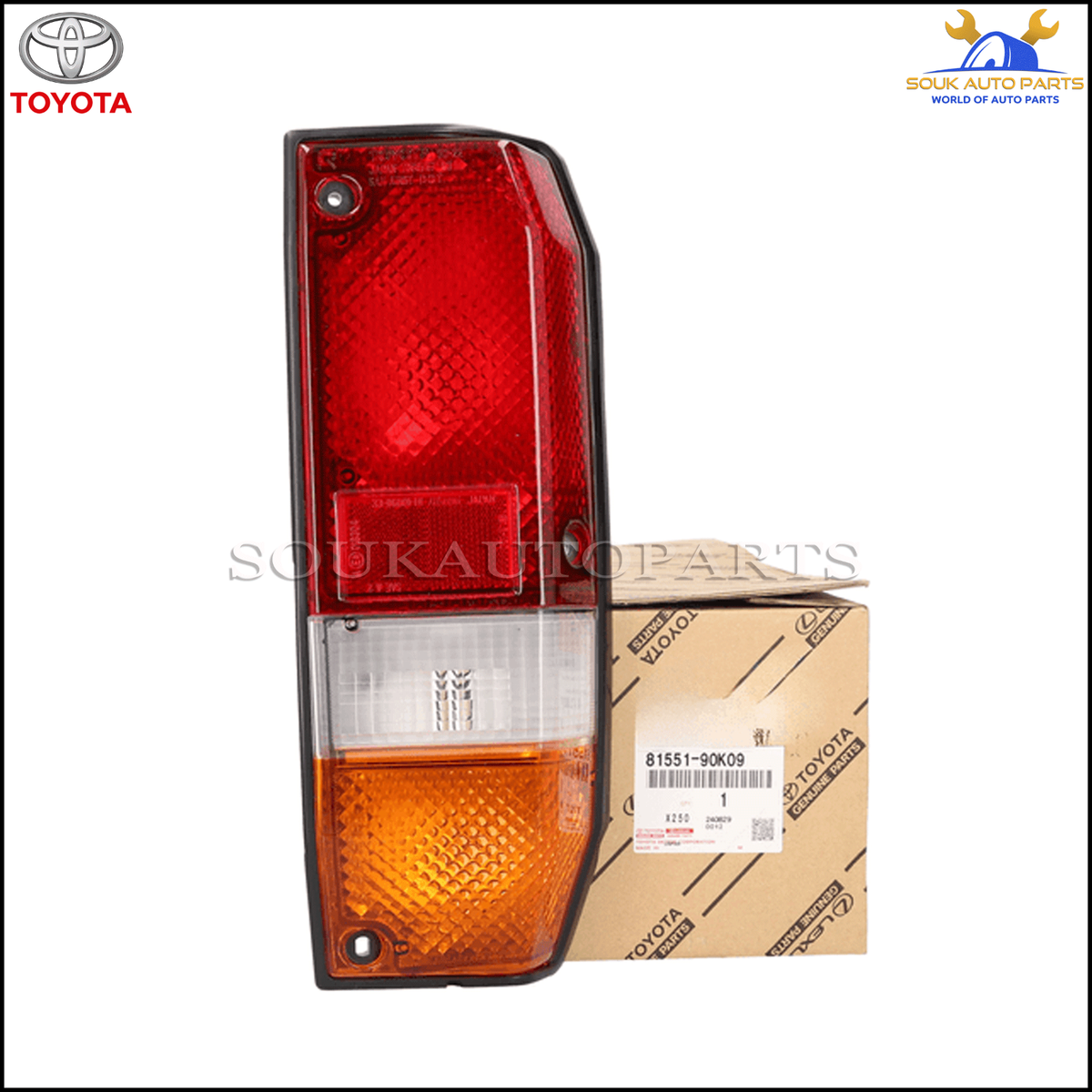 Đèn hậu Land Cruiser 1995 (Đèn lái sau) Mã phụ tùng 8156190k09-8155190k09