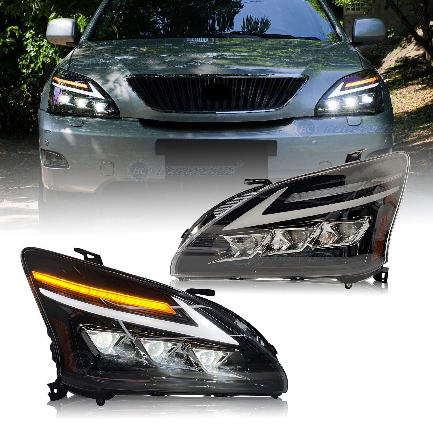 Đèn pha Lexus RX330 2005-2008 (Đèn lái trước RX330) Mã phụ tùng 8114548260