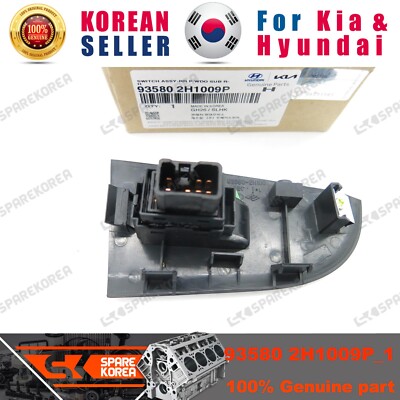 Công tắc lên kính sau Elantra 2011 Mã phụ tùng 935802H1009P