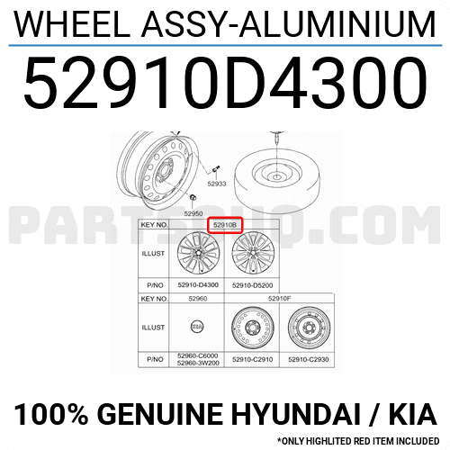 La zăng đúc Hyundai Tucson 2015 R18 (Mâm đúc) Mã phụ tùng 52910d3300