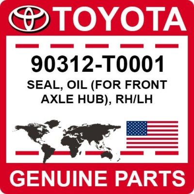Phớt moay ơ trước trong Hilux 2009 Mã phụ tùng 90312T0001
