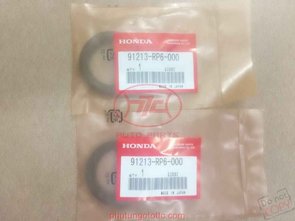 Phớt đầu trục cam Honda ZDX 2010 Mã phụ tùng 91213rp6000