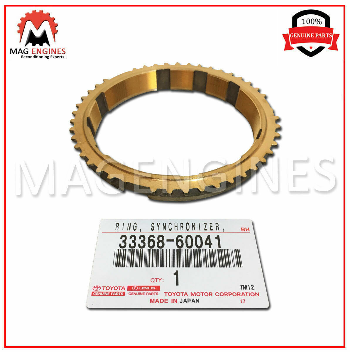 Vành đồng tốc Land HZJ80-HZJ80 (Số 4 đơn) Mã phụ tùng 3336860020