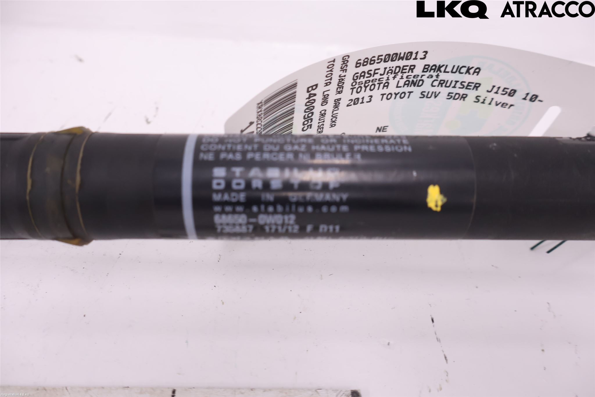 Ty đỡ cửa hậu Prado (Ty chống cửa hậu Prado) Mã phụ tùng 686500W012-686500W013