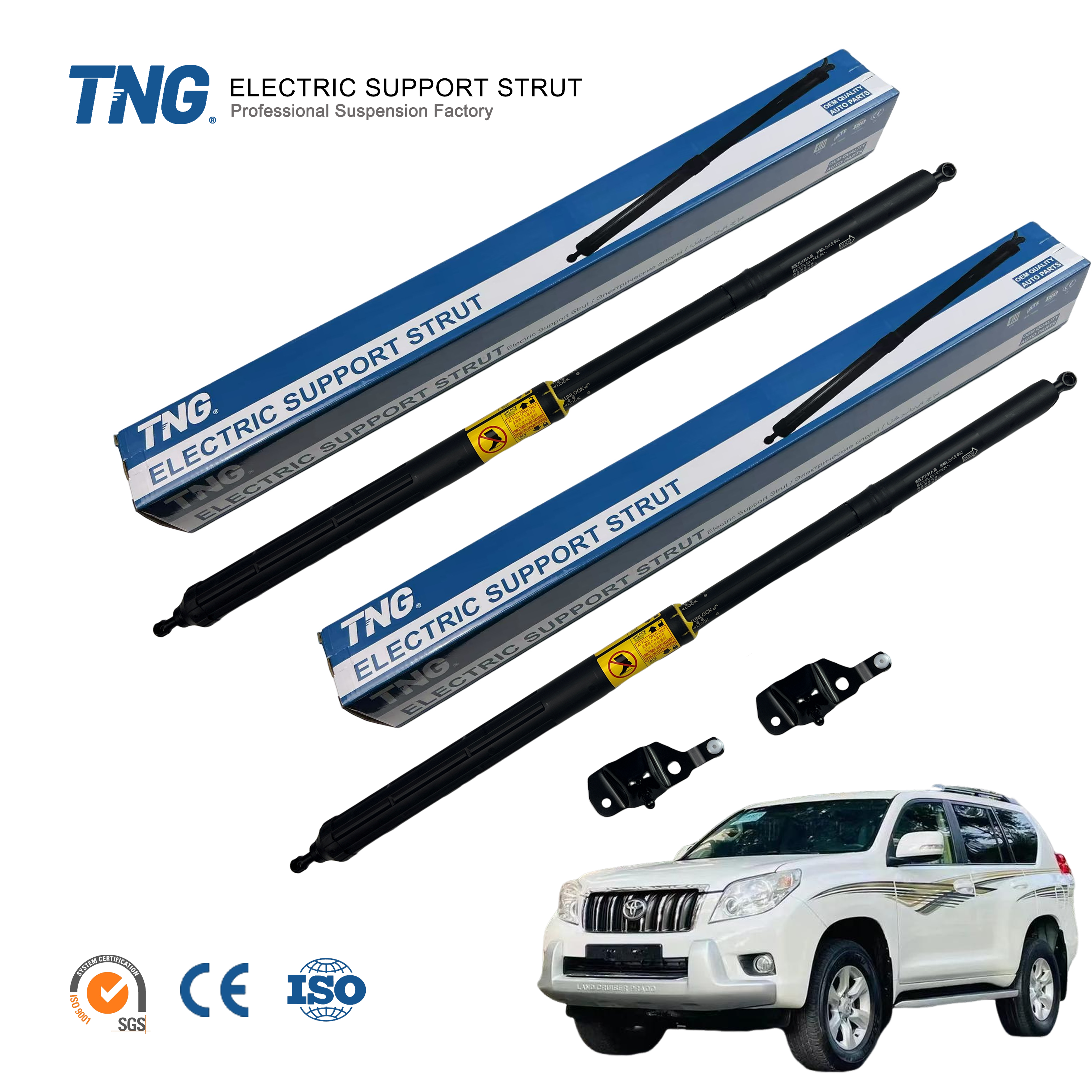 Ty chống cửa hậu Lexus GX460 (Ty đỡ cửa hậu GX460) Mã phụ tùng 686500W012-686500W013