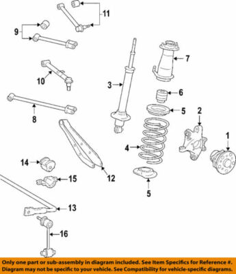 Giảm xóc sau Lexus IS250 Mã phụ tùng 4853080412