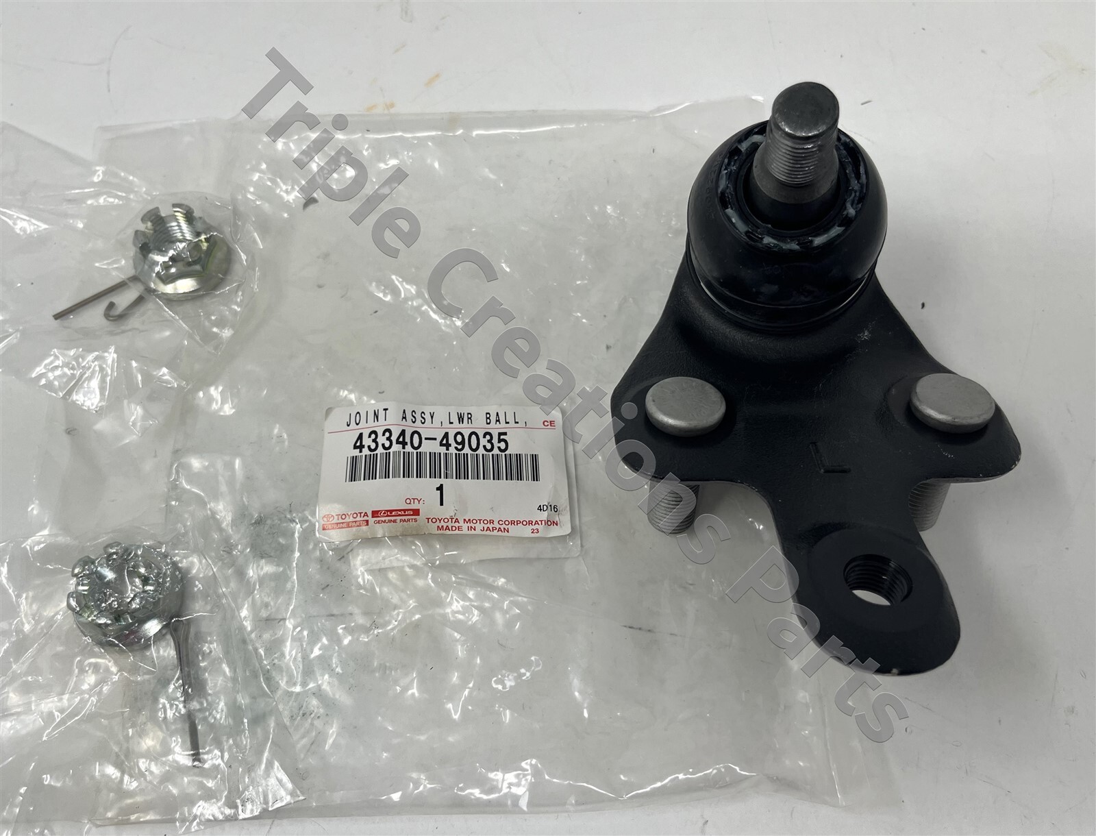 Rô tuyn đứng dưới Lexus RX350 2010 (Rô tuyn trụ dưới RX350 2010) Mã phụ tùng 4334049035