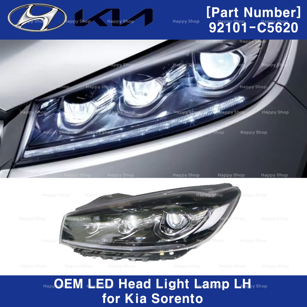 Đèn pha Hyundai Tuscani (Đèn lái trước Tuscani) Mã phụ tùng 921022C512