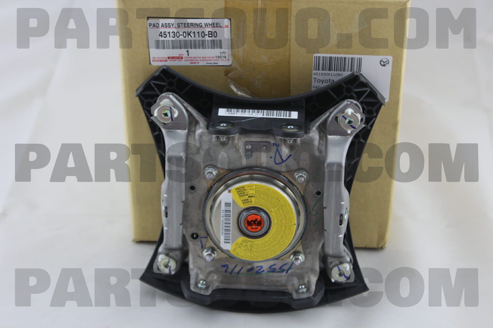 Phím còi Hilux 2012-2014 (Liền túi khí) (Túi khí vô lăng) Mã phụ tùng 451300k111c0