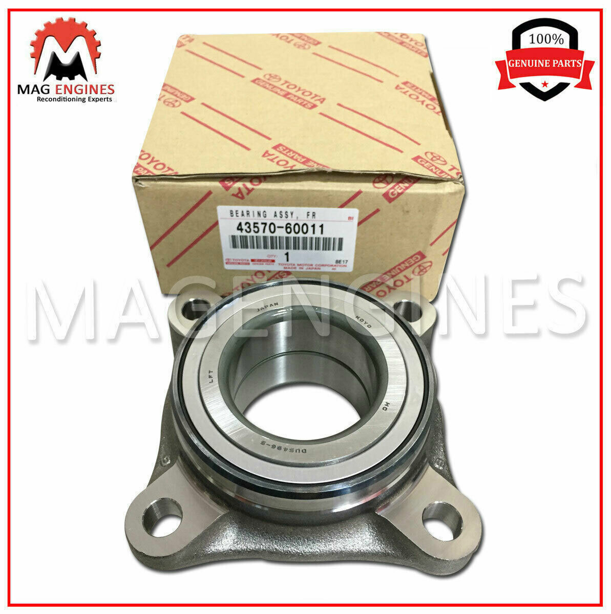 Bi moay ơ trước Prado GRJ120 (Bạc đạn bánh trước Prado) Mã phụ tùng 4357060011