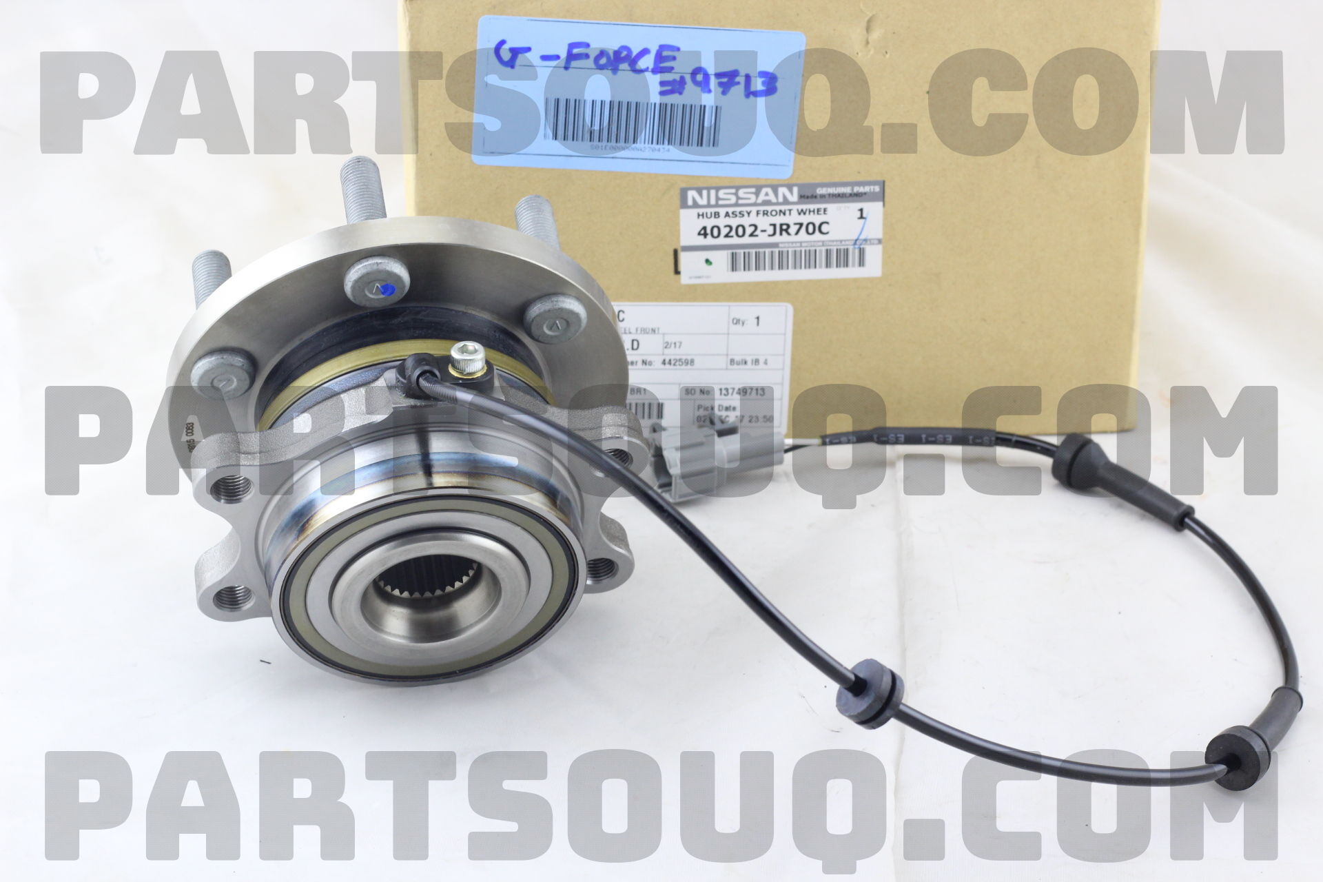 Bi moay ơ trước Nissan Navara (Bạc đạn bánh trước Navara) Mã phụ tùng 40202jr70c