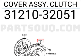 Bàn ép Camry 3S (Mâm ép Camry 3S) Mã phụ tùng 3121032051