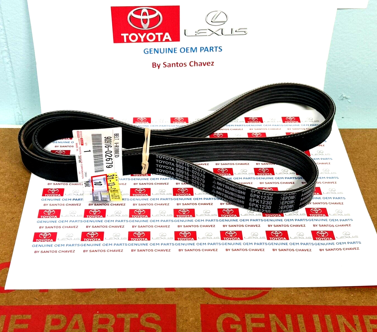 Dây curoa tổng Altis 1.8-2.0 Mã phụ tùng 9091602679