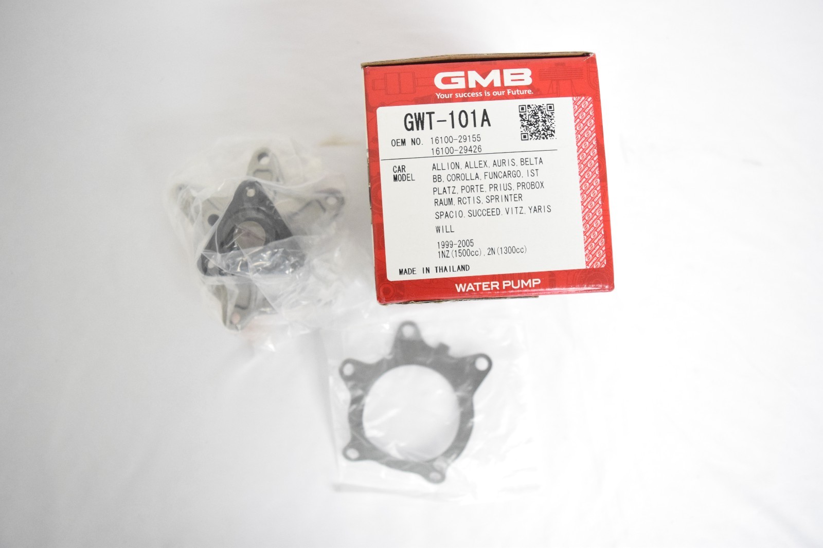 Bơm nước Vios 1NZ Mã phụ tùng 1610029157