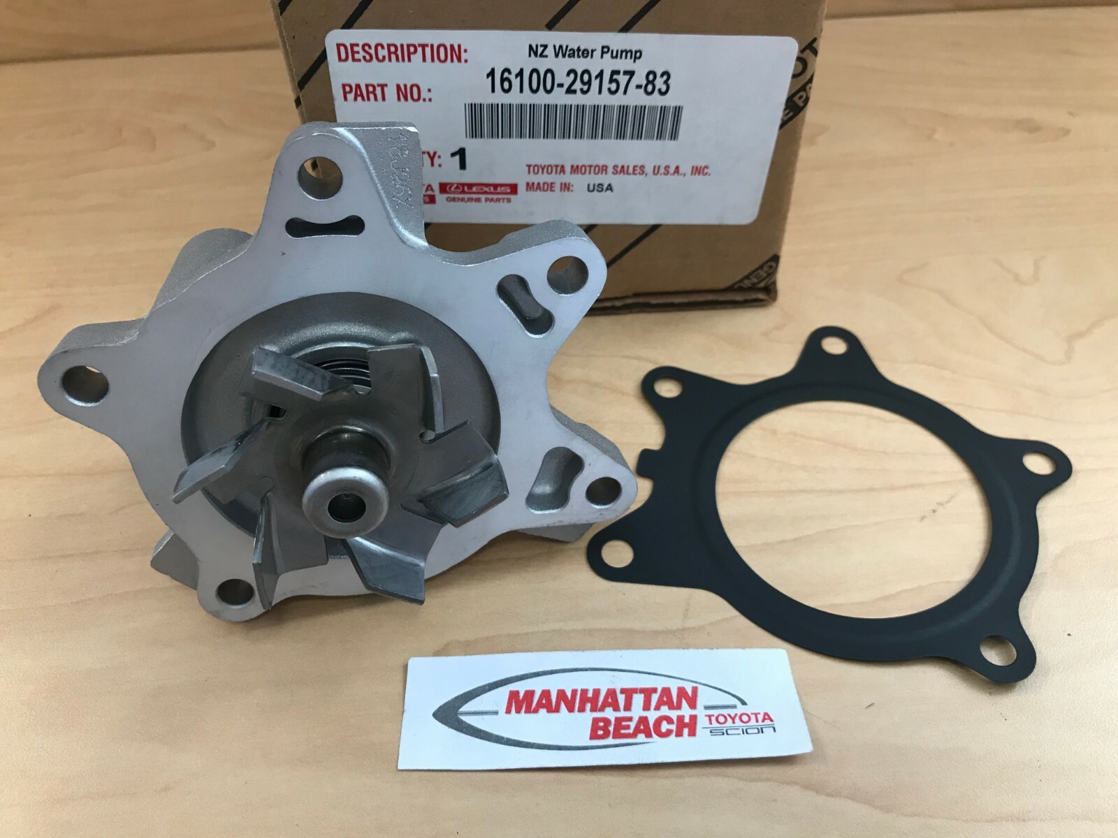 Bơm nước Vios 1NZ Mã phụ tùng 1610029157