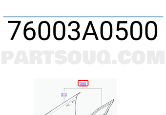 Cánh cửa trước Hyundai Creta Mã phụ tùng 76003A0500