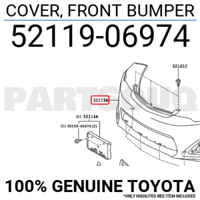 Ba đờ xốc trước Camry 2010 USA (Cản trước Camry) Mã phụ tùng 5211933966-5211906958