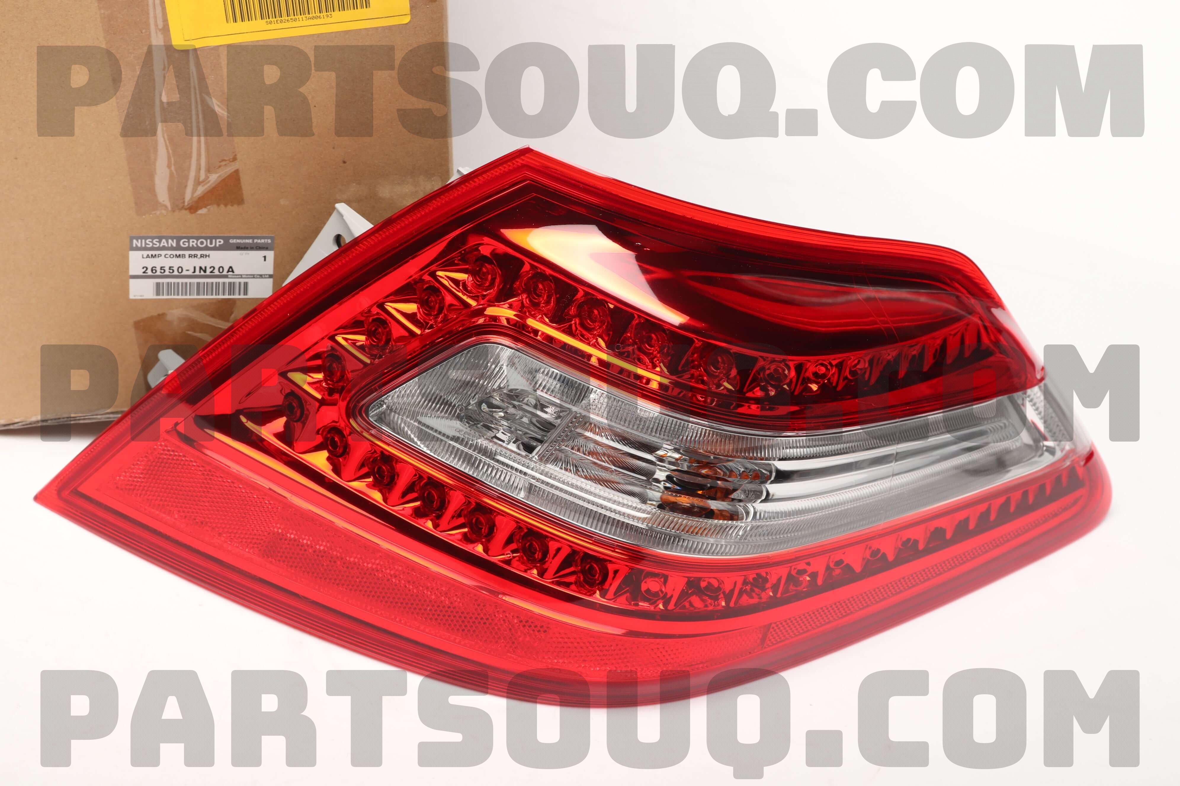 Đèn hậu Nissan Teana (Đèn lái sau Teana) Mã phụ tùng 26550jn00az-26550jn20a-26555JN00A-26555JN20A