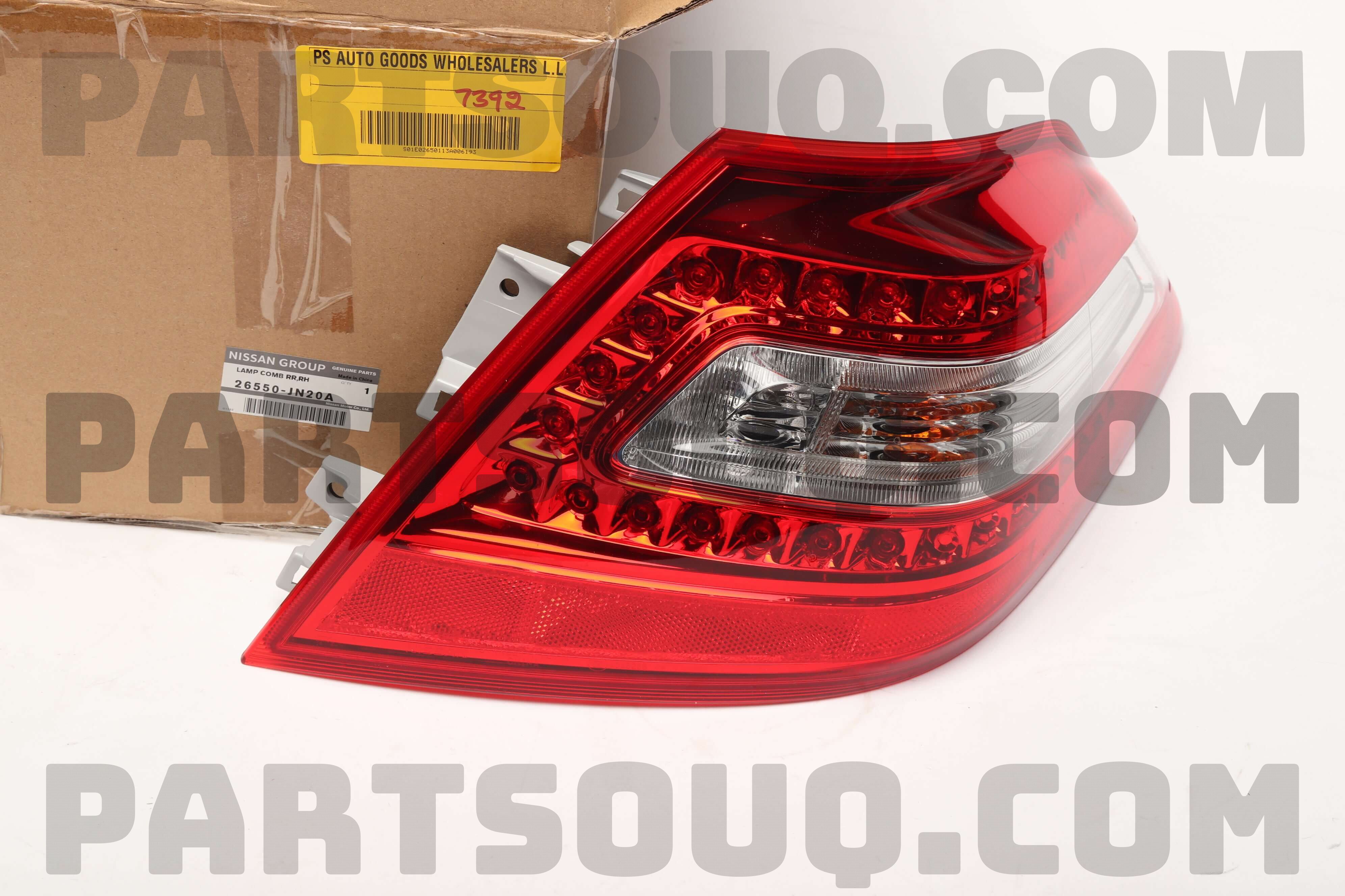 Đèn hậu Nissan Teana (Đèn lái sau Teana) Mã phụ tùng 26550jn00az-26550jn20a-26555JN00A-26555JN20A