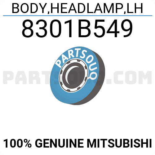 Đèn pha Triton (Đèn lái trước Triton) Mã phụ tùng 8301B549-8301B550