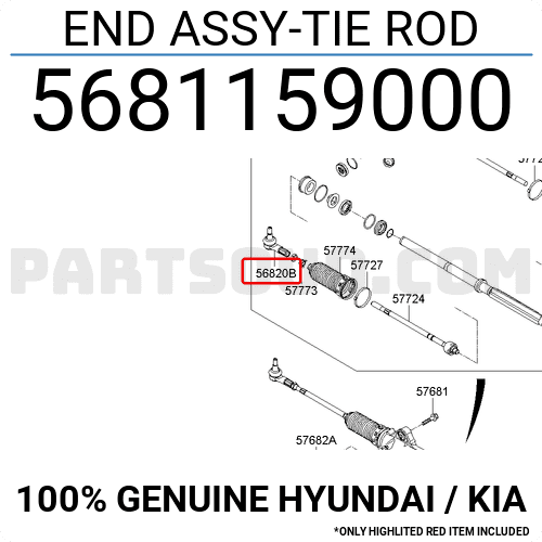 Rô tuyn lái ngoài Solati Mã phụ tùng 5681159000