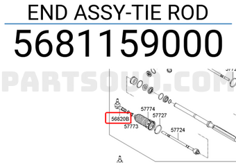 Rô tuyn lái ngoài Solati Mã phụ tùng 5681159000