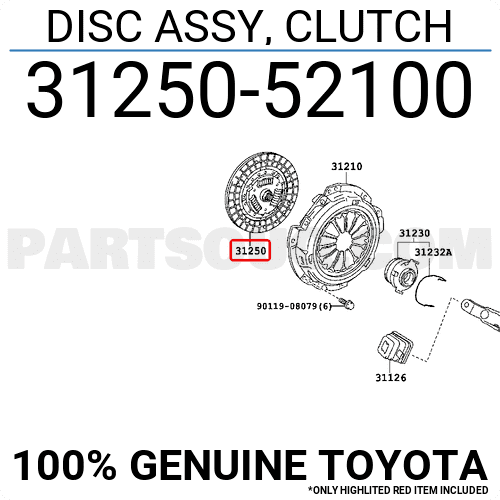 Lá côn 4A Vios (21-21.5) (Đĩa côn Vios) Mã phụ tùng 3125052100