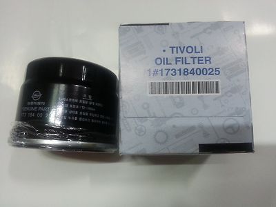 Lọc dầu Ssangyong Tivoli (Lọc nhớt) Mã phụ tùng 1731840025