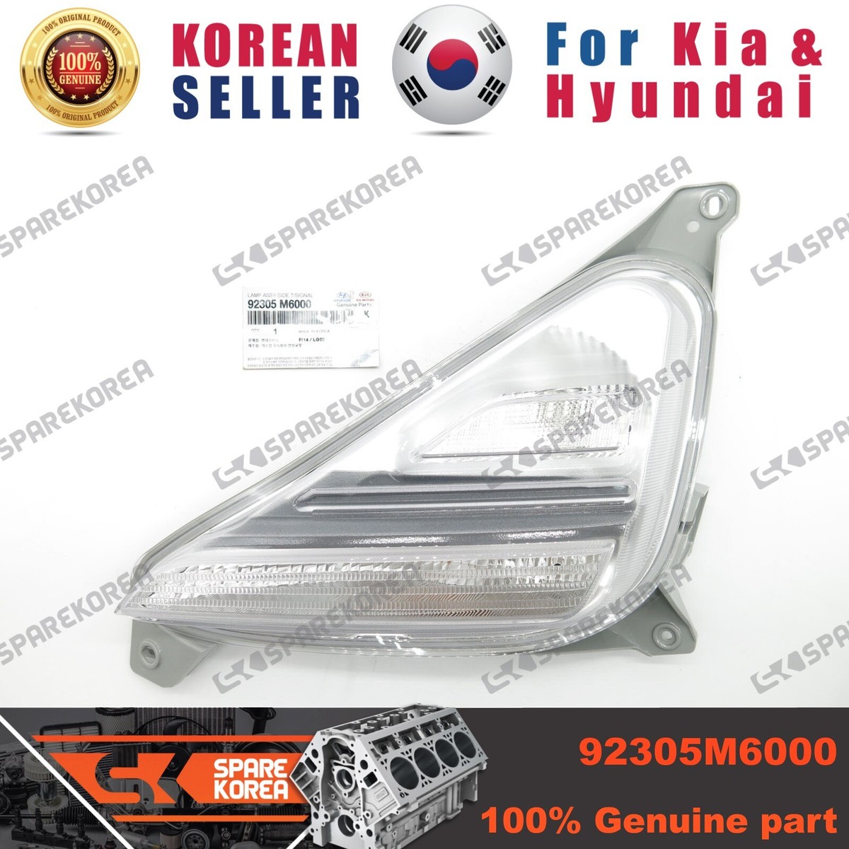Đèn xi nhan sau Cerato 2019 Mã phụ tùng 92305M6000