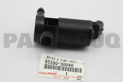 Mô tơ phun nước rửa đèn pha Fortuner (Mô tơ bơm nước) Mã phụ tùng 8528030040