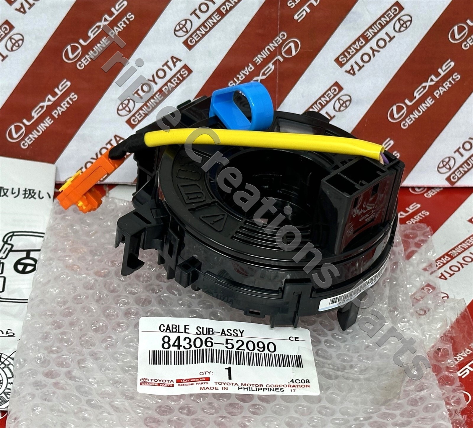 Cuộn điện còi Camry 2.0 2010 (Cáp còi Camry) Mã phụ tùng 8430652090