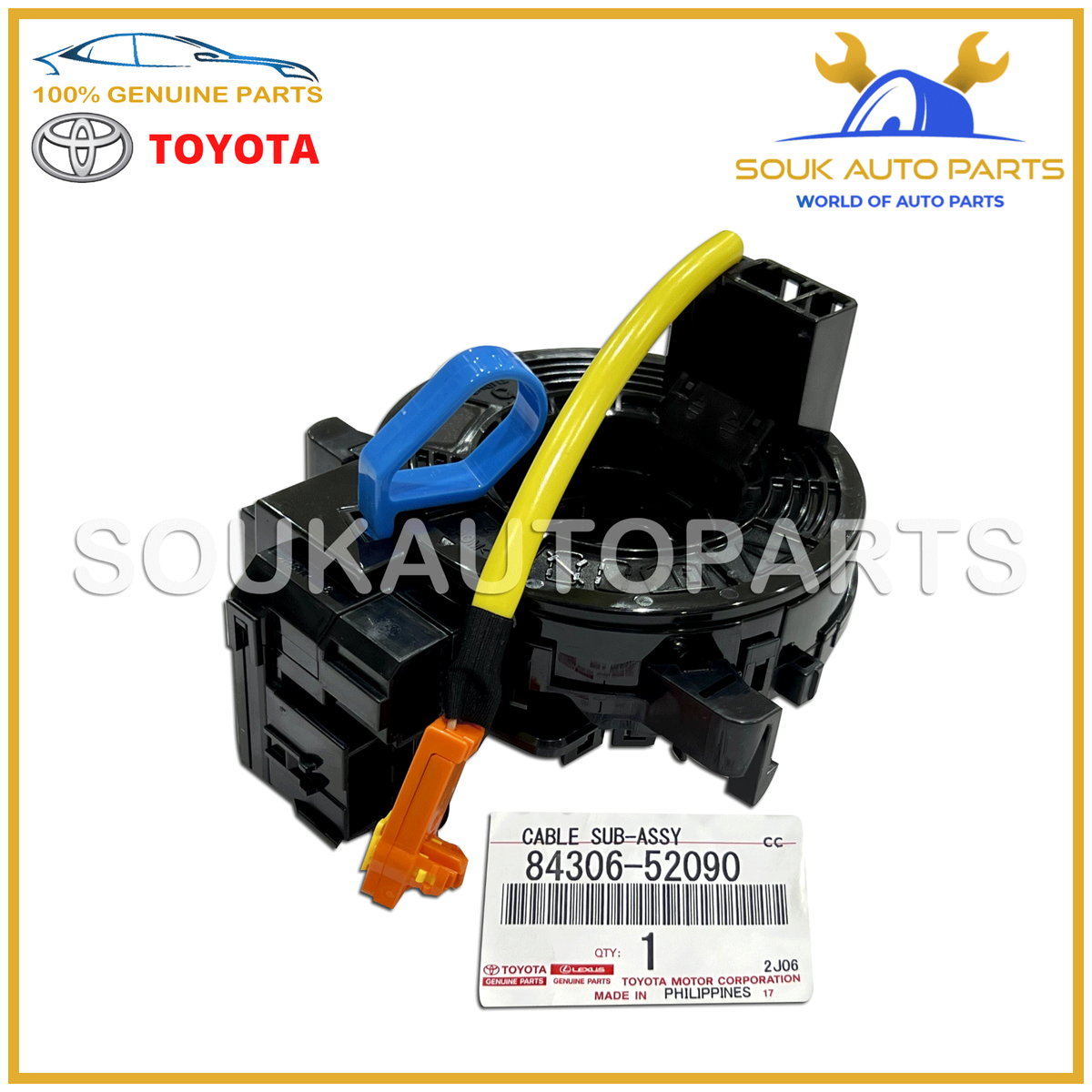 Cuộn điện còi Camry 2.0 2010 (Cáp còi Camry) Mã phụ tùng 8430652090