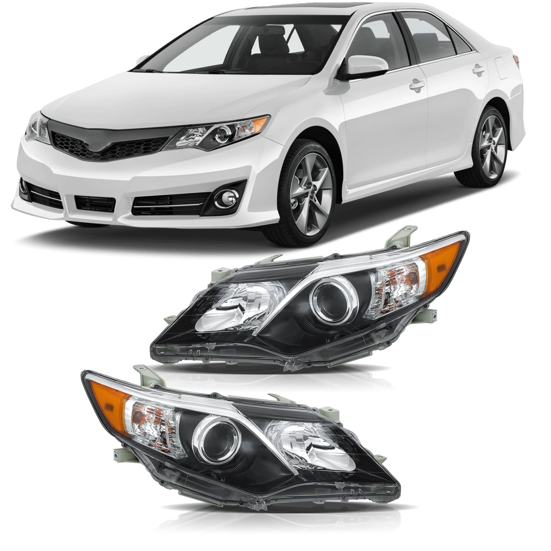 Đèn pha Camry 2012 USA LE (Đèn lái trước Camry 2012) Mã phụ tùng 8111006470-8115006470