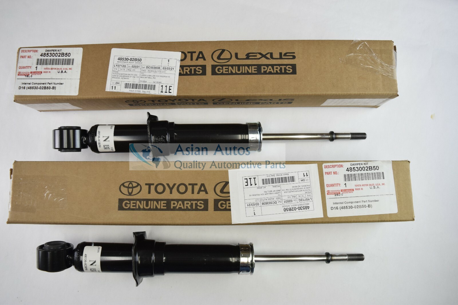 Giảm xóc sau Venza 2.7 2009 2 cầu (Phuộc nhún sau Venza) Mã phụ tùng 4853080526-4853080527-4854080009