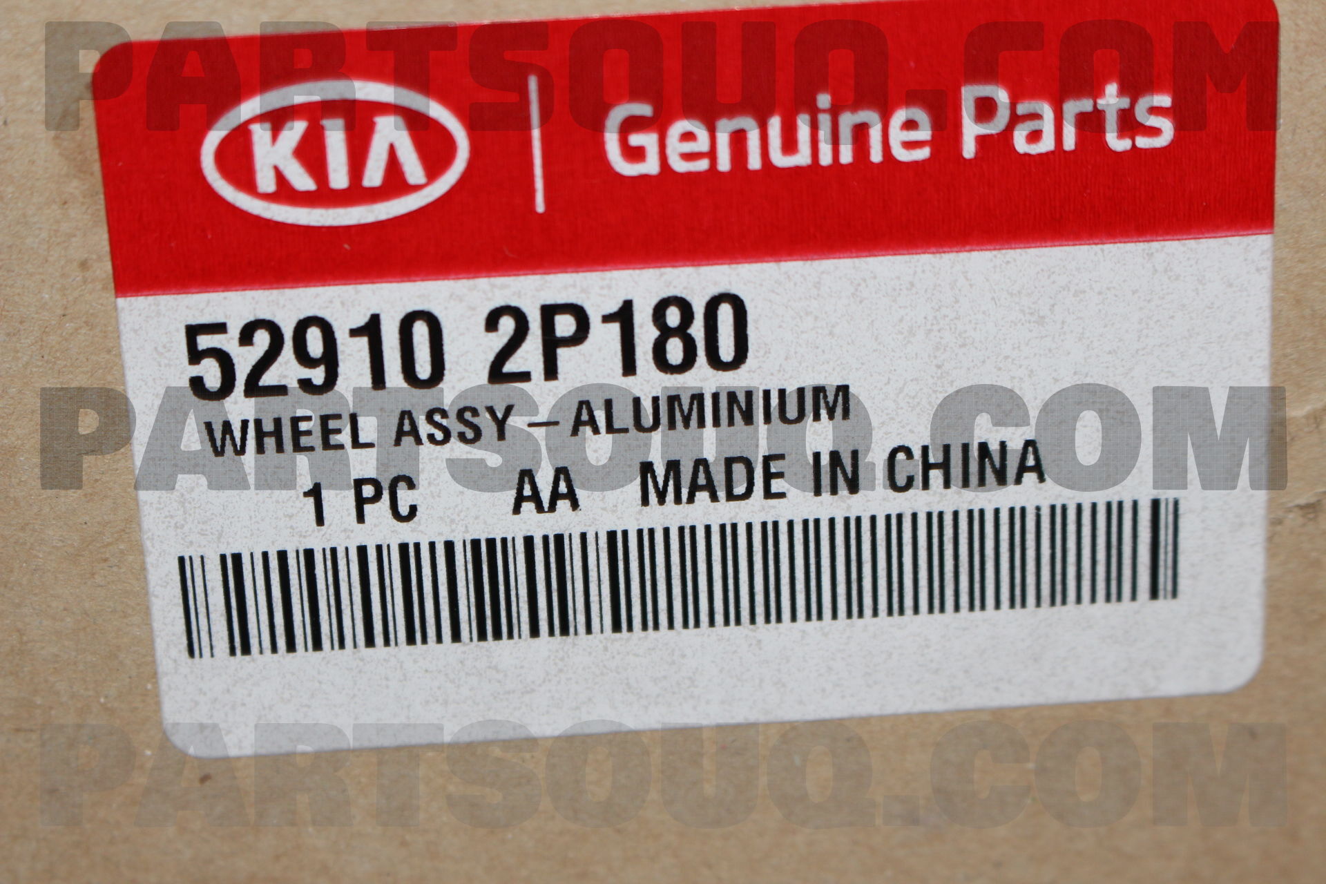 Mâm đúc Kia Sorento 2010 (La zăng đúc Sorento) Mã phụ tùng 529102P180