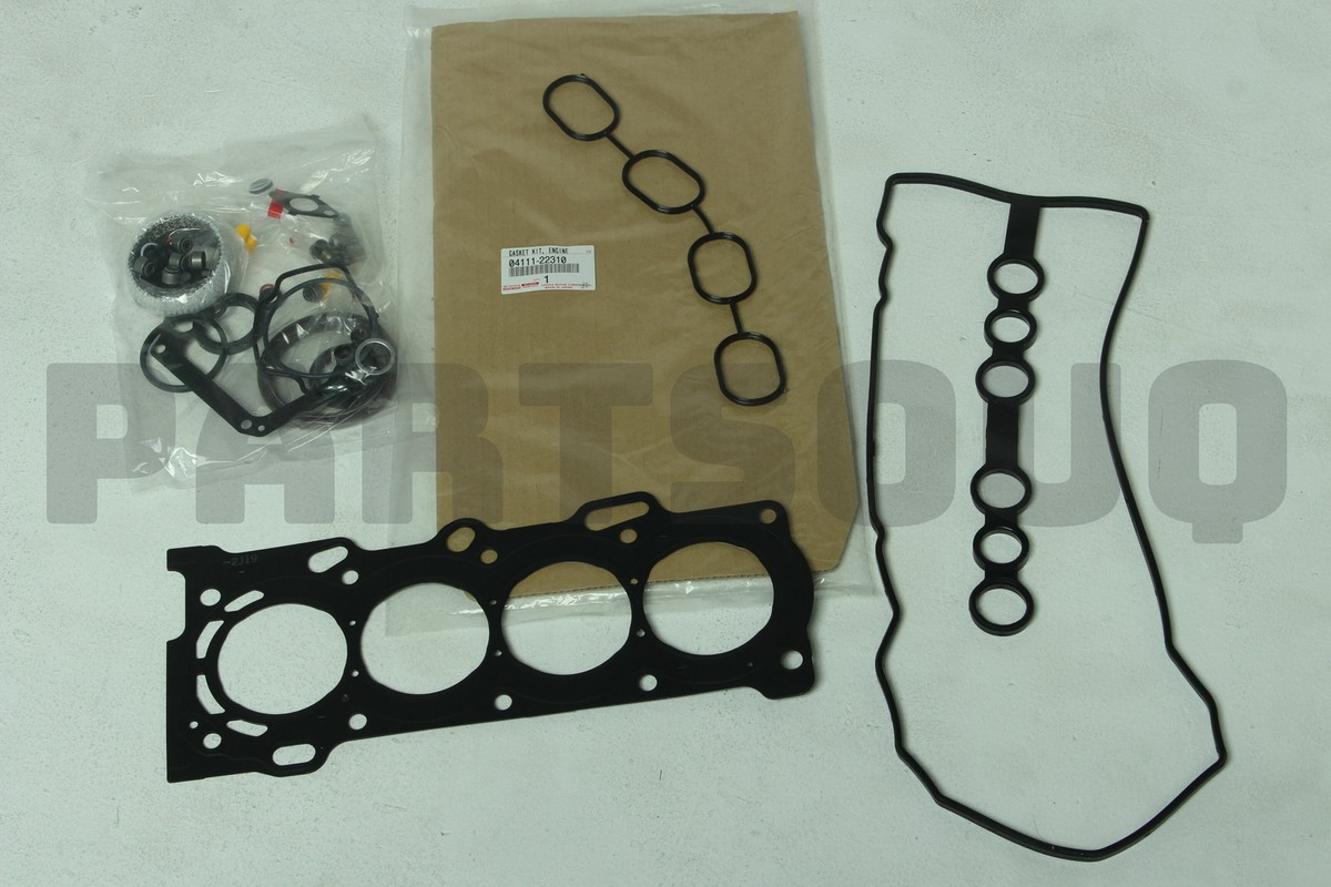 Bộ gioăng phớt đại tu Corolla J 1NZ Mã phụ tùng 0411121043