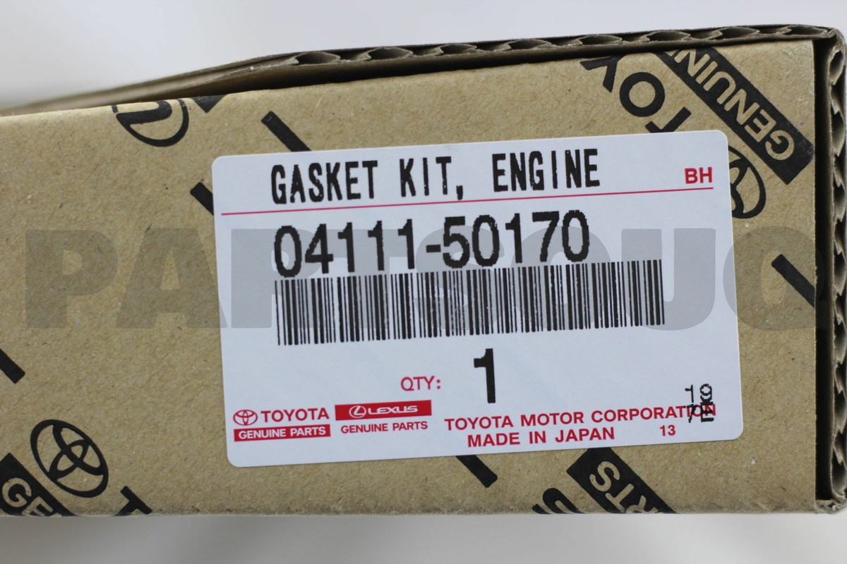 Bộ gioăng phớt đại tu Lexus LS430 3UZ (Gioăng bộ đại tu Lexus LS430) Mã phụ tùng 0411150170