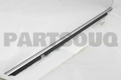 Nẹp chân kính cánh cửa ngoài Lexus GX470 Mã phụ tùng 7572260080